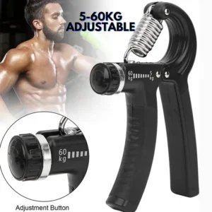 Adjustable Hand Gripper with Counter Forearm & Wrist Trainer