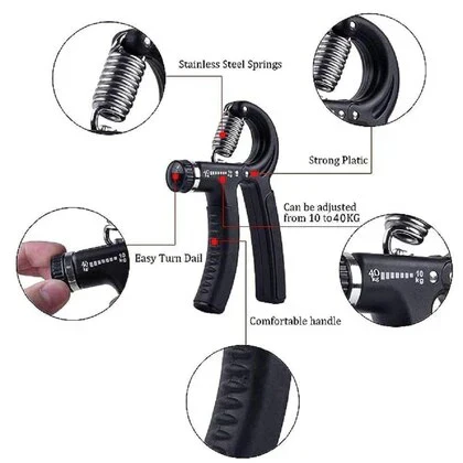 Adjustable Hand Gripper with Counter Forearm & Wrist Trainer