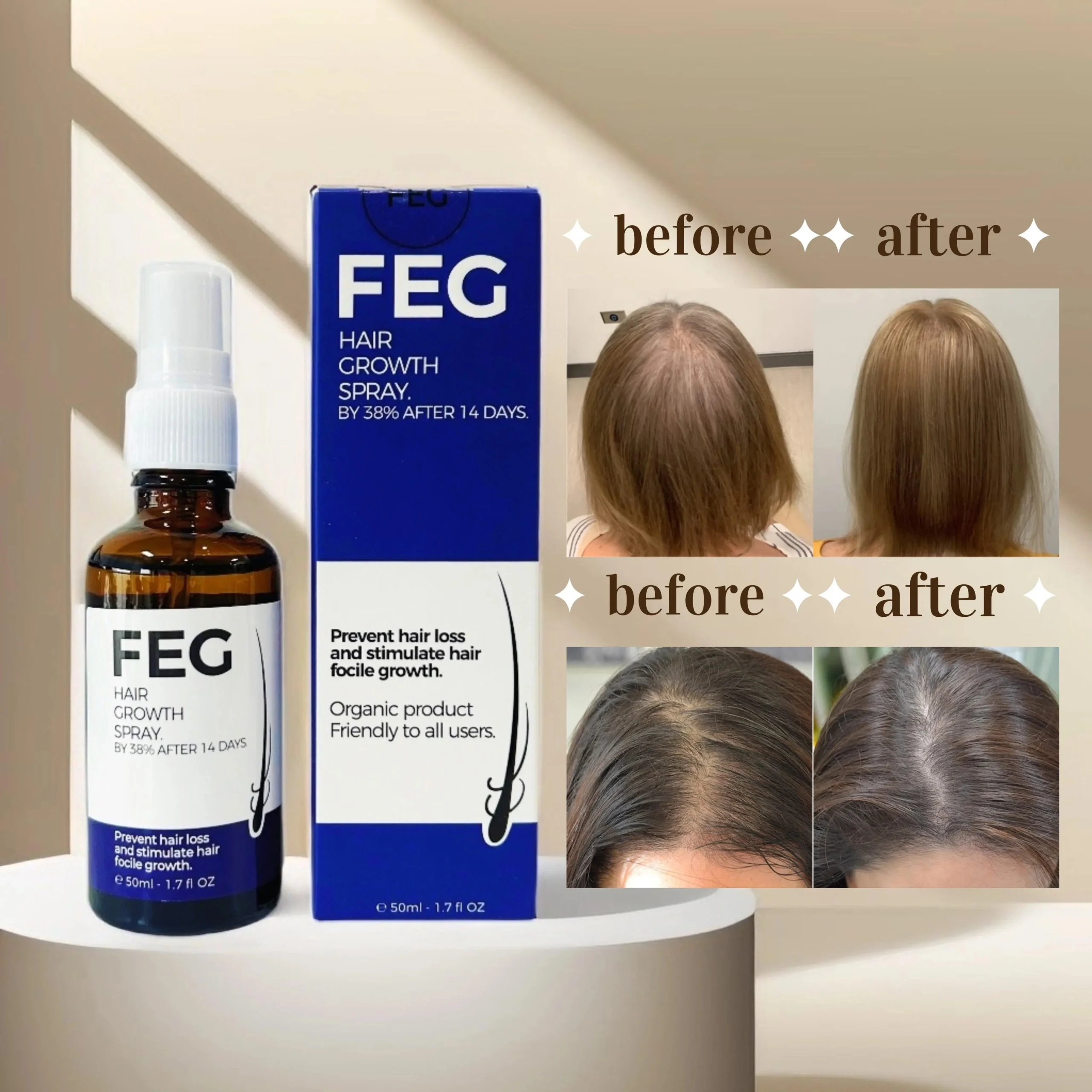 FEG Hair Growth Spray | Free Delivery